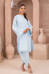 Ayla Studio Stitched SOLID ESSENTIAL CO-ORD - Ocean