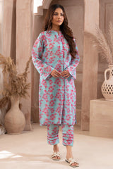 Ayla Studio Stitched PRINTED ESSENTIAL CO-ORD SET - Water Lilies