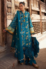 Elan Unstitched 3 Piece Luxury Lawn Collection'2025-10-A-Ophelia
