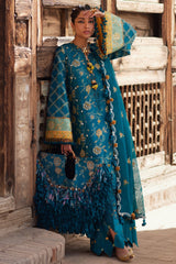 Elan Unstitched 3 Piece Luxury Lawn Collection'2025-10-A-Ophelia