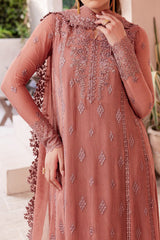 Ensembles By Azure Unstitched 3 Piece Festive Formals Eid Edit Collection'2024-10-Berry Blooms