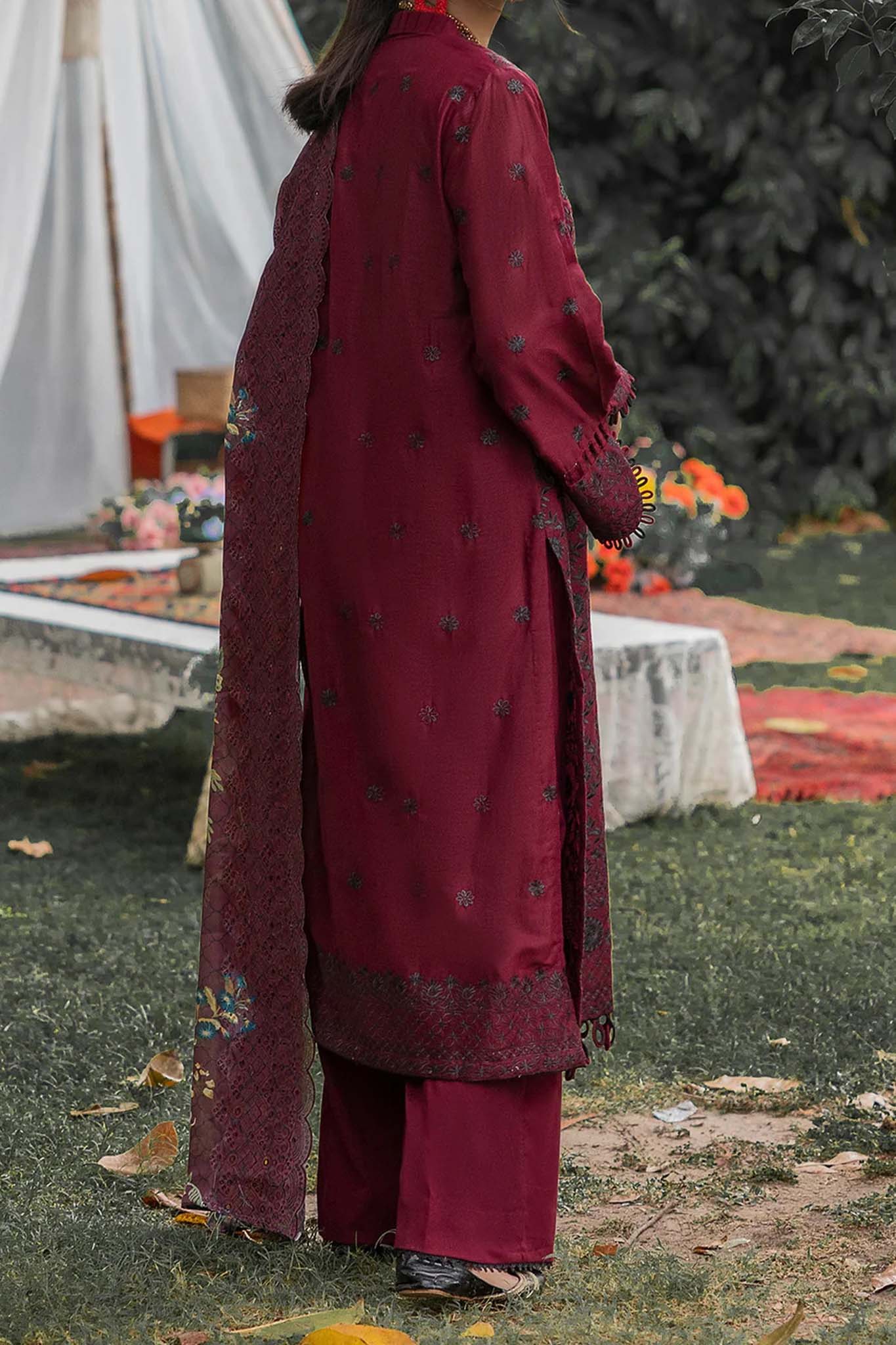 Adan's Libas Unstitched 3 Piece Chikankari Lawn Ch-02 Collection'2023-C-06