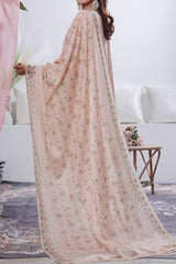 Aizal Stitched 3 Piece Embroidered Fancy Collection'2025-AE-102-Peach