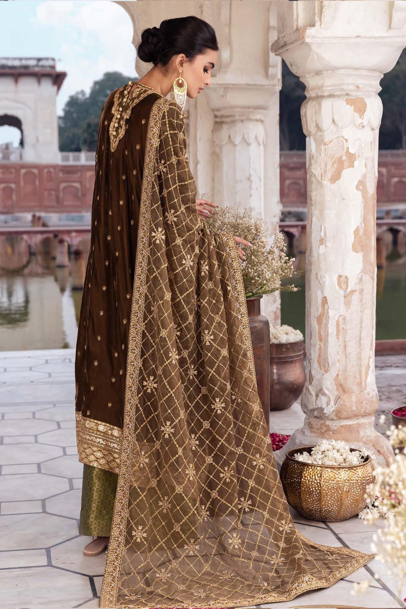Baagh by Aik Atelier Unstitched 3 Piece Luxury Velvet Collection'2022-BV-10