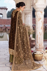 Baagh by Aik Atelier Unstitched 3 Piece Luxury Velvet Collection'2022-BV-10