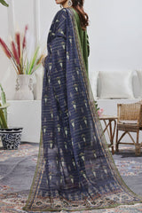 Aizal Stitched 3 Piece Embroidered Fancy Collection'2025-AE-103-Green