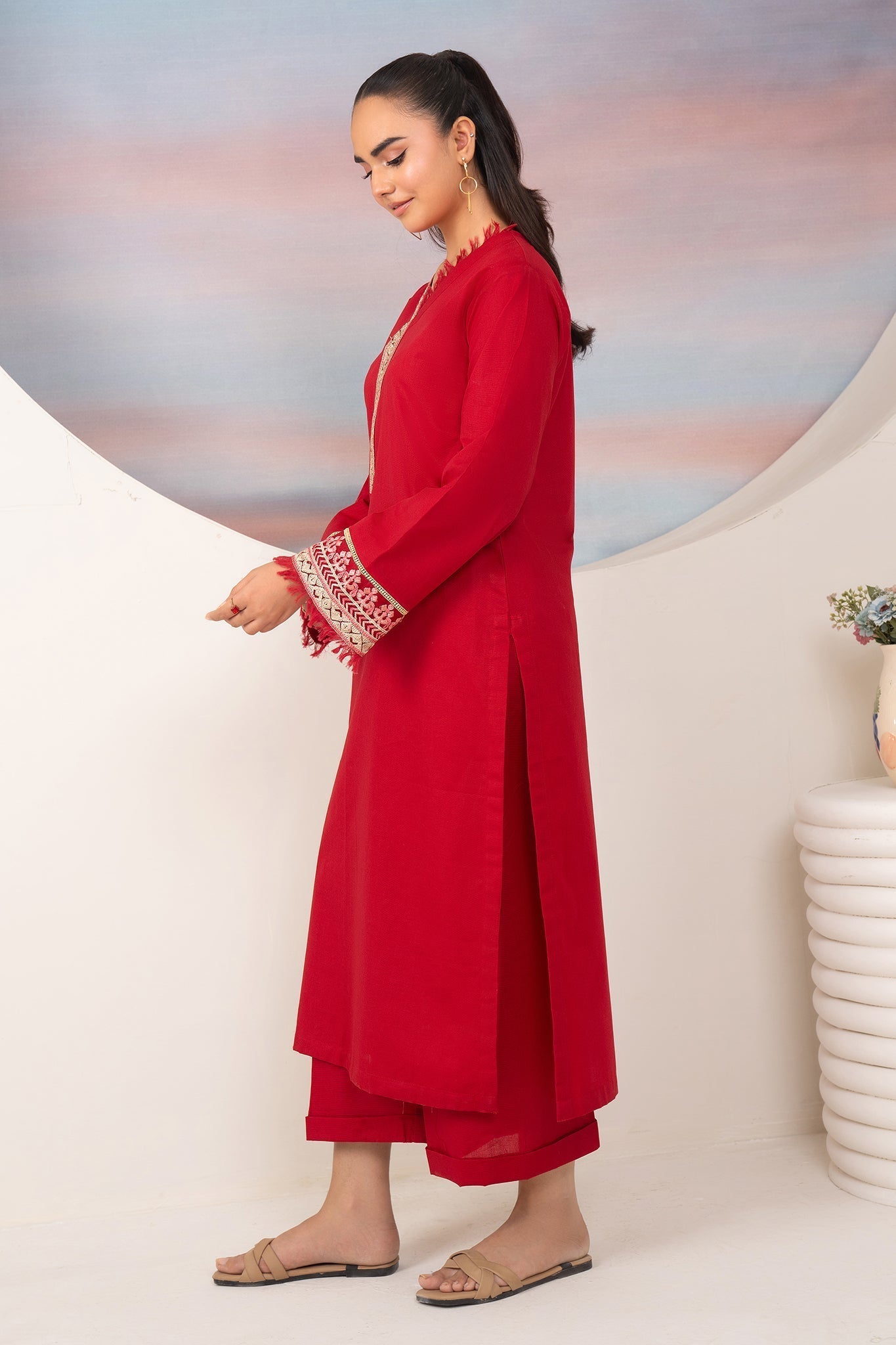 Winter Whisper by Panache Apparel Stitched Collection-Scarlet