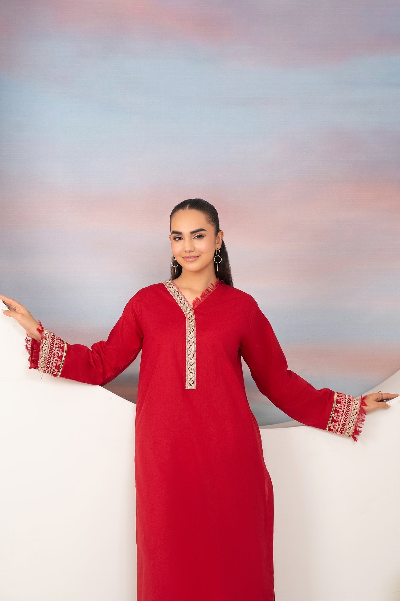 Winter Whisper by Panache Apparel Stitched Collection-Scarlet
