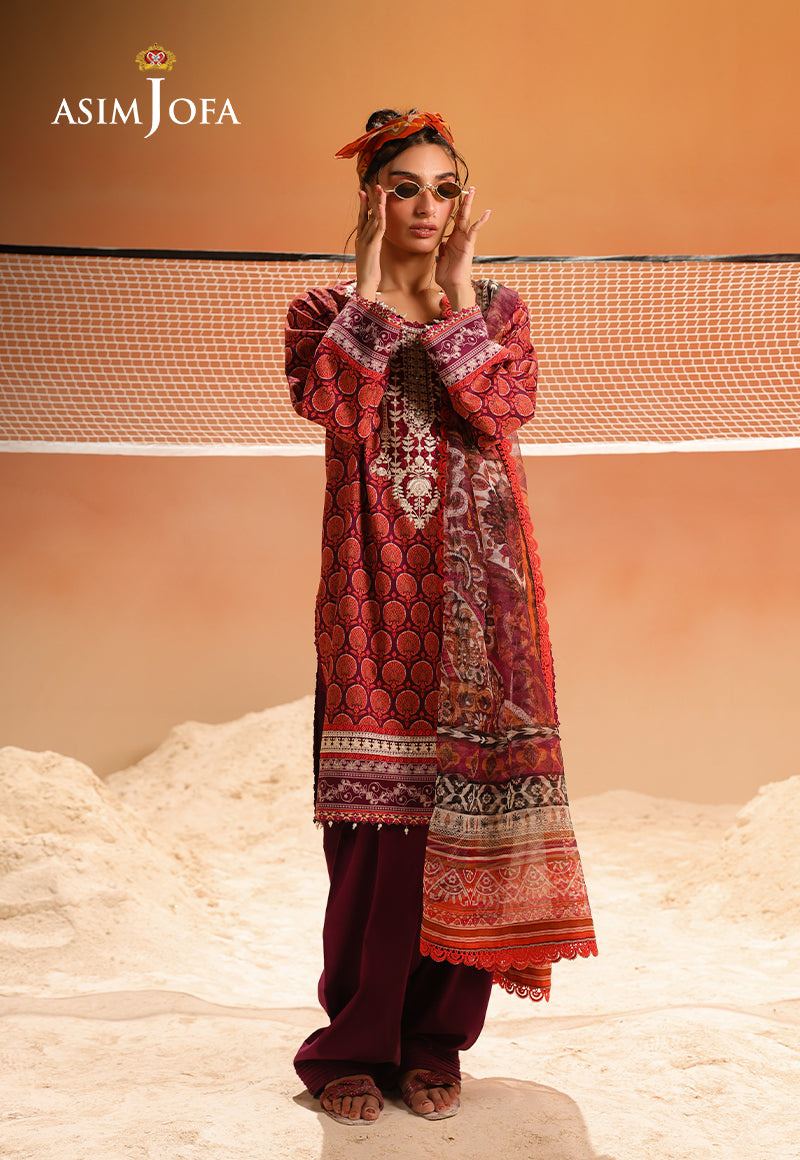 Rhapsody By Asim Jofa Unstitched 3 Piece Summer Collection'2025 Ajubu-26