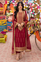 Pyaar Diyan Gallan By Asim Jofa Unstitched 3 Piece Luxury Formals Collection'2024-AJEM-10