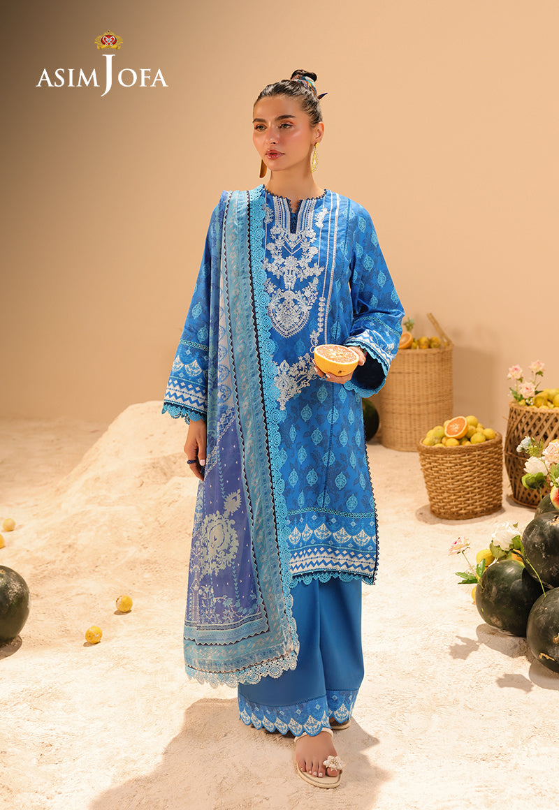 Rhapsody By Asim Jofa Unstitched 3 Piece Summer Collection'2025 Ajubu-24