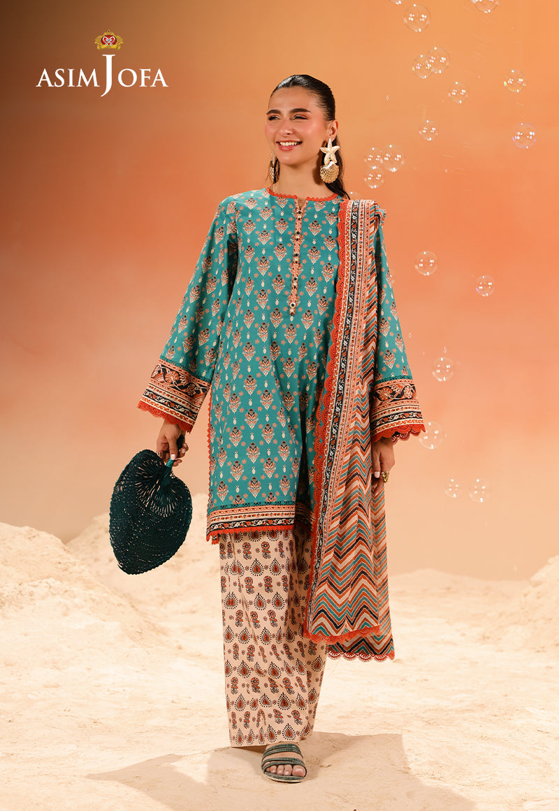 Rhapsody By Asim Jofa Unstitched 3 Piece Summer Collection'2025 Ajubu-30