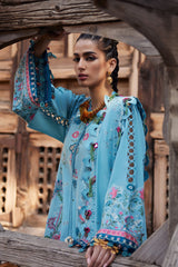 Elan Unstitched 3 Piece Luxury Lawn Collection'2025-11-A-Isla Bleu