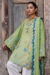 Elan Unstitched 3 Piece Luxury Lawn Collection'2025-11-B-Isla Bleu