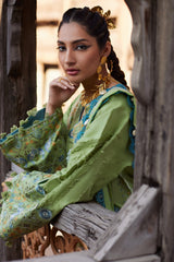 Elan Unstitched 3 Piece Luxury Lawn Collection'2025-11-B-Isla Bleu