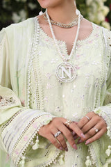 Noor By Saadia Asad Unstitched 3 Piece Luxury Chikankari Lawn'2024-D-11-B