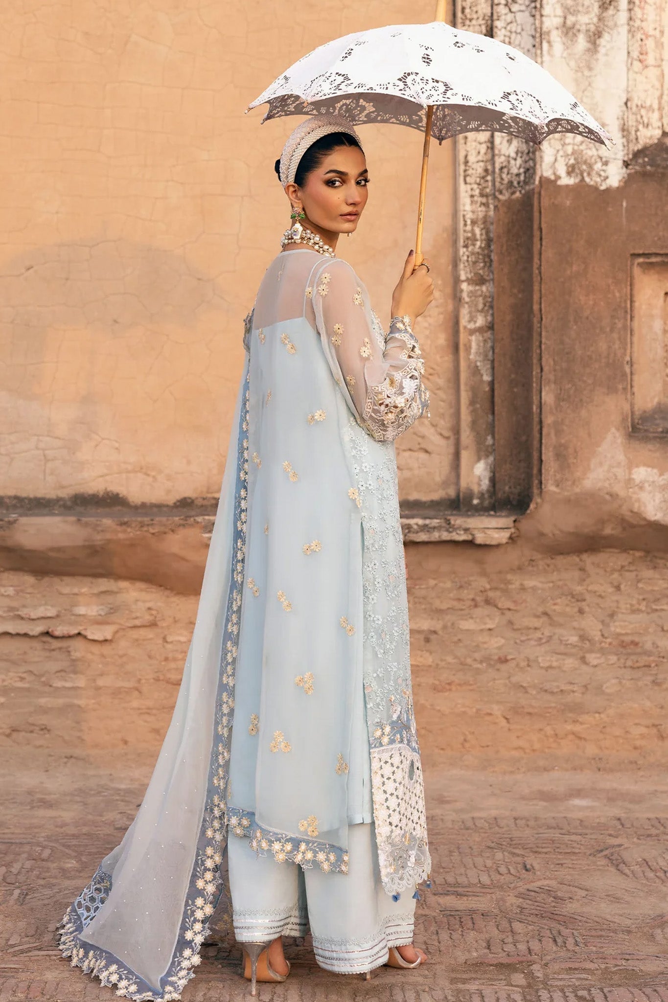 Sardinia Unstitched 3 Piece Luxury Chiffon Edit Collection'2025-1104-Feroza