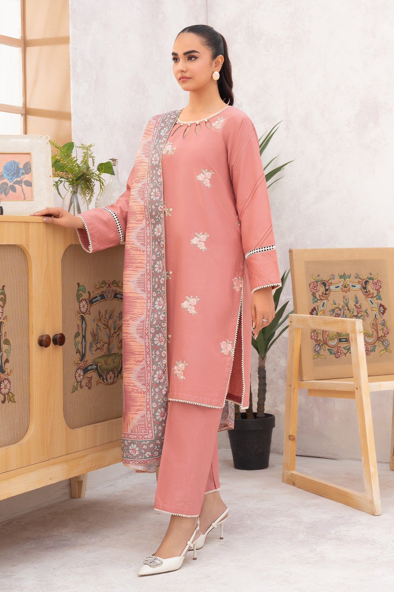 Winter Basics by Panache Apparel Stitched Collection-Petal Frost