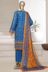 Sada Bahar Stitched 3 Piece Printed Cambric Vol-01 Collection'2025-11425-BLUE