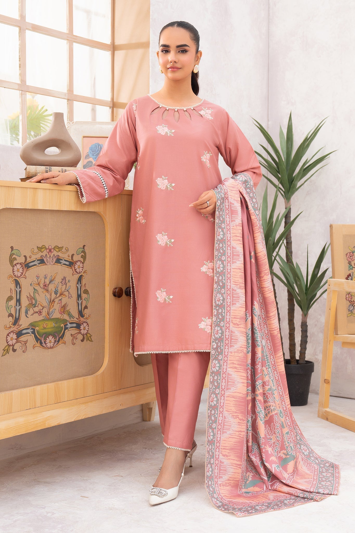 Winter Basics by Panache Apparel Stitched Collection-Petal Frost