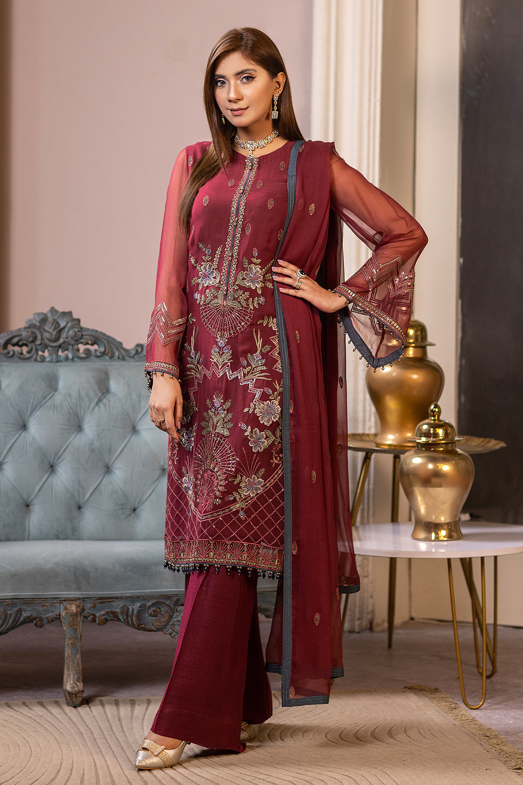 Haya - Kuch Khas By Flossie Unstitched 3 Piece Formals Collection'2025-WARDA