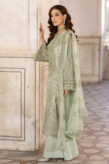 Safeera By Flossie Unstitched 3 Piece Formals Vol-13 Collection'2025-Luster Green