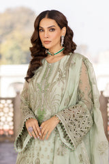Safeera By Flossie Unstitched 3 Piece Formals Vol-13 Collection'2025-Luster Green