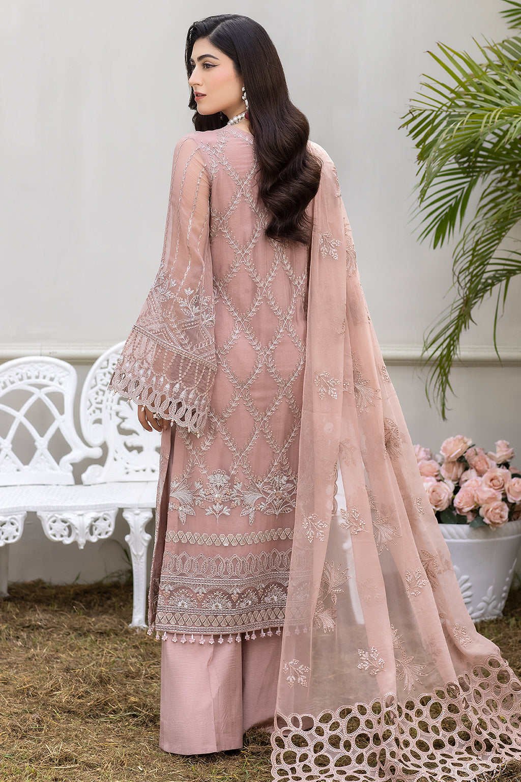 Shafaq By Flossie Unstitched 3 Piece Formals Vol-07 Collection'2025-RASPBERRY