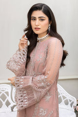 Shafaq By Flossie Unstitched 3 Piece Formals Vol-07 Collection'2025-RASPBERRY