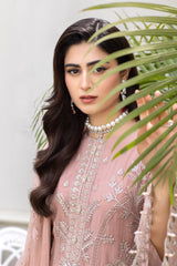 Shafaq By Flossie Unstitched 3 Piece Formals Vol-07 Collection'2025-RASPBERRY