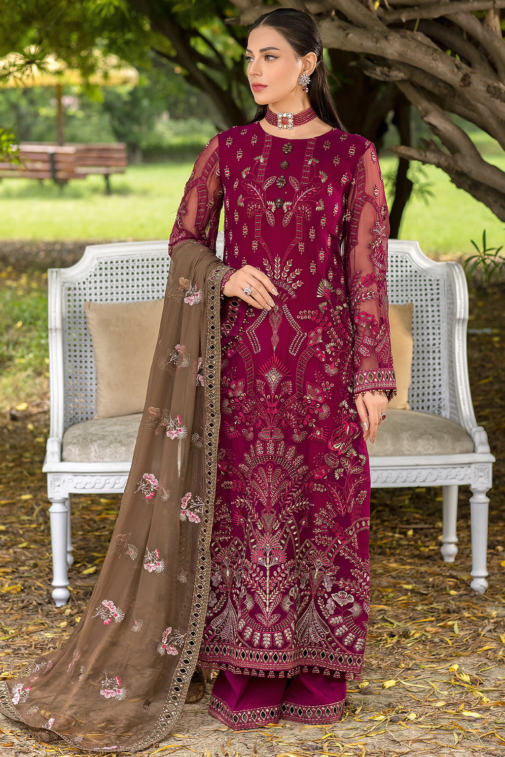 Shafaq By Flossie Unstitched 3 Piece Formals Vol-07 Collection'2025-LUSTROUS