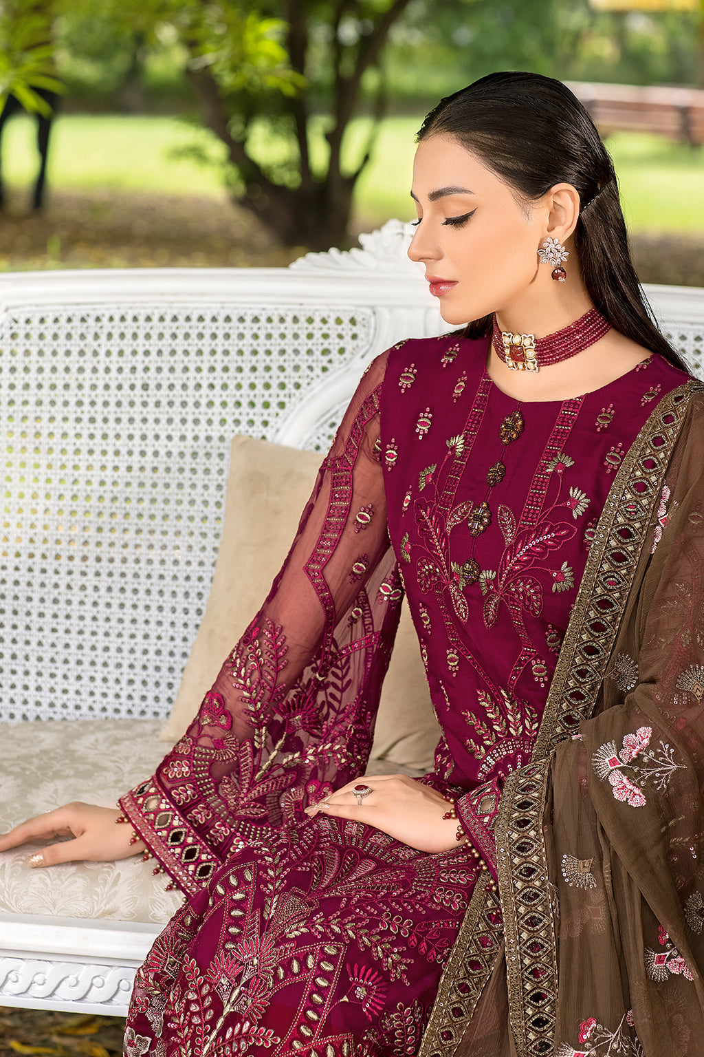 Shafaq By Flossie Unstitched 3 Piece Formals Vol-07 Collection'2025-LUSTROUS