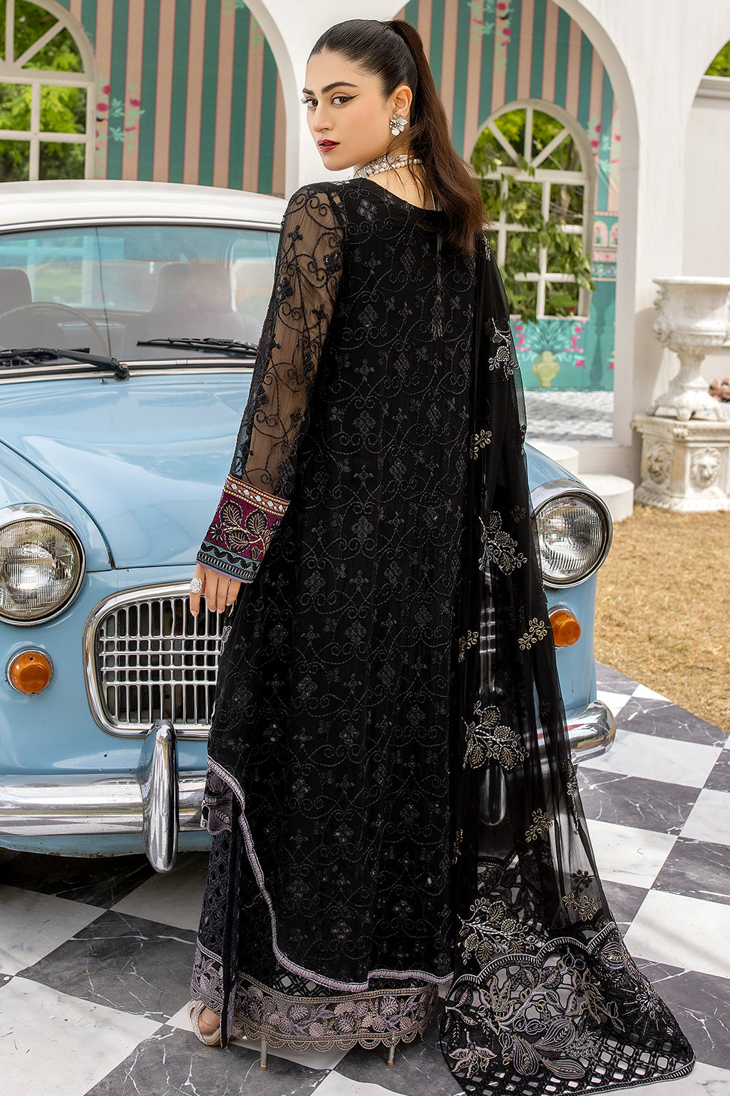 Shafaq By Flossie Unstitched 3 Piece Formals Vol-07 Collection'2025-MYSTIQUE (A)