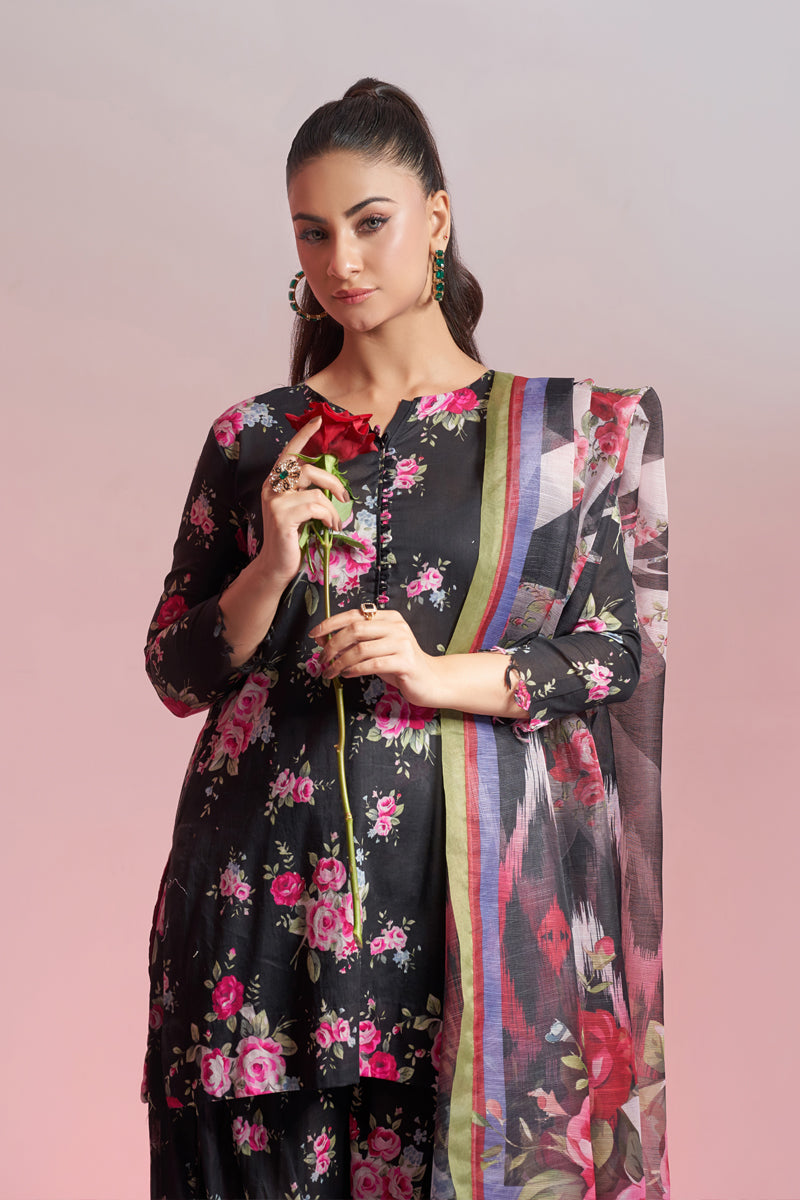 The Affordables By Mariam Malik Stitched 3 Piece Digital Printed Lawn Collection'2025-Floral