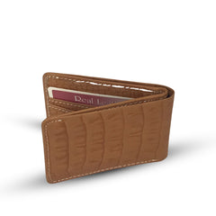 Bag X Beige Croco Leather Wallet