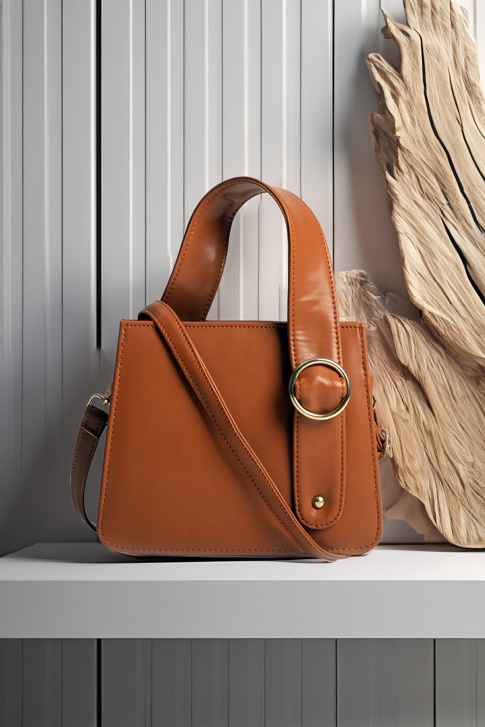 Fineur Handbag RingBloom - Brown