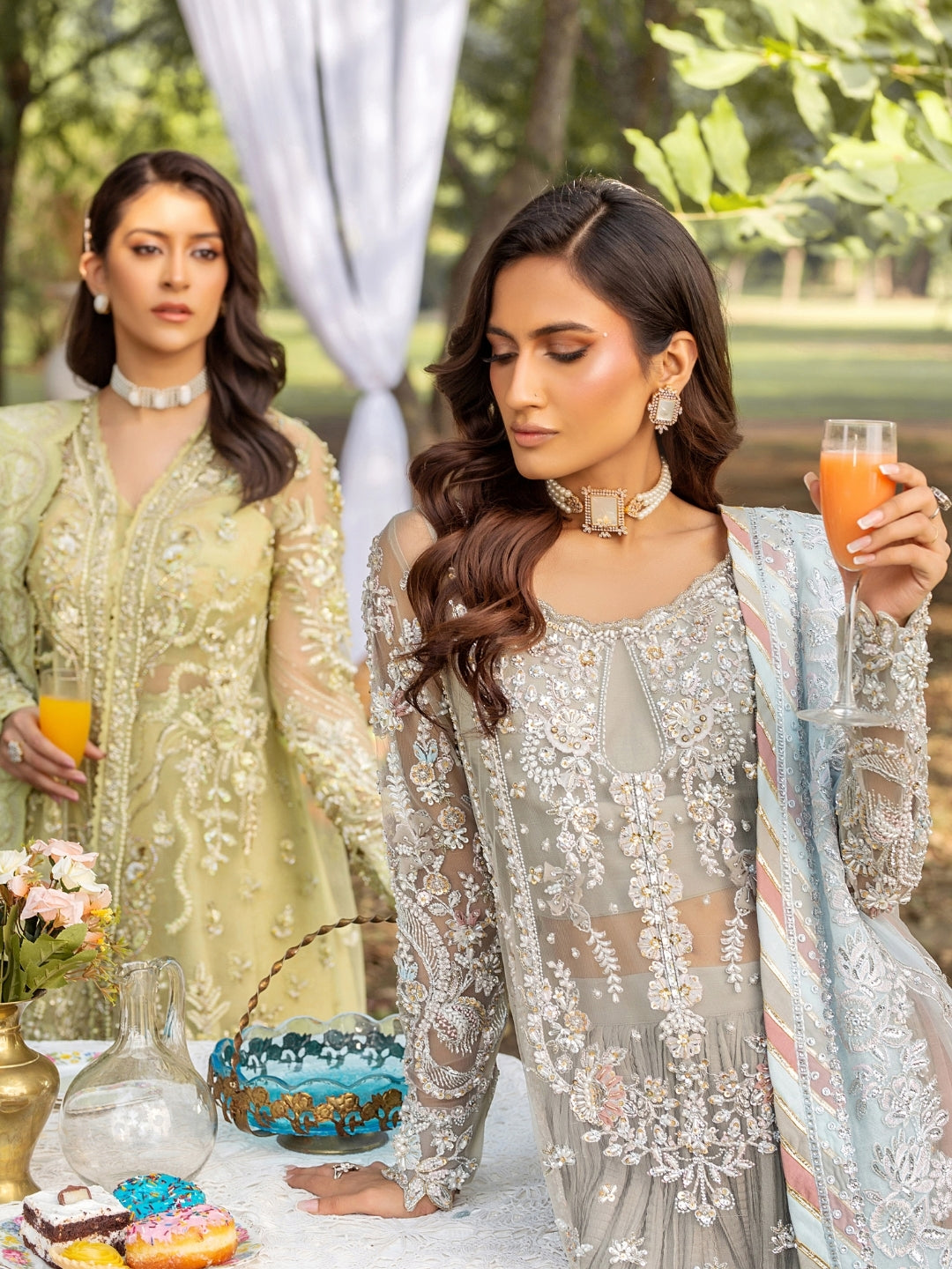 Amelie By Nine Needles Unstitched 3 Piece Luxury Formals Collection'2025-LD 06