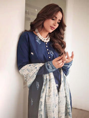TNG Khuahish Lawn Stole Collection'2024