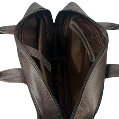 Laptop Bag Brown with Front Flip Pocket Brown - Bag X