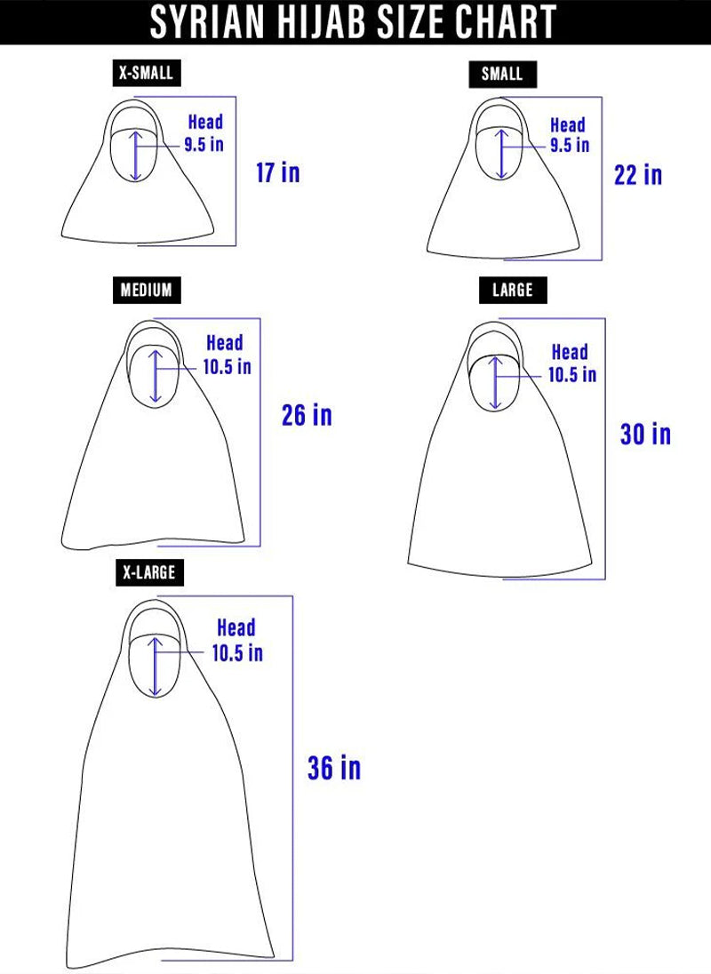Hijab Ul Hareem Syrian Hijab X-Large