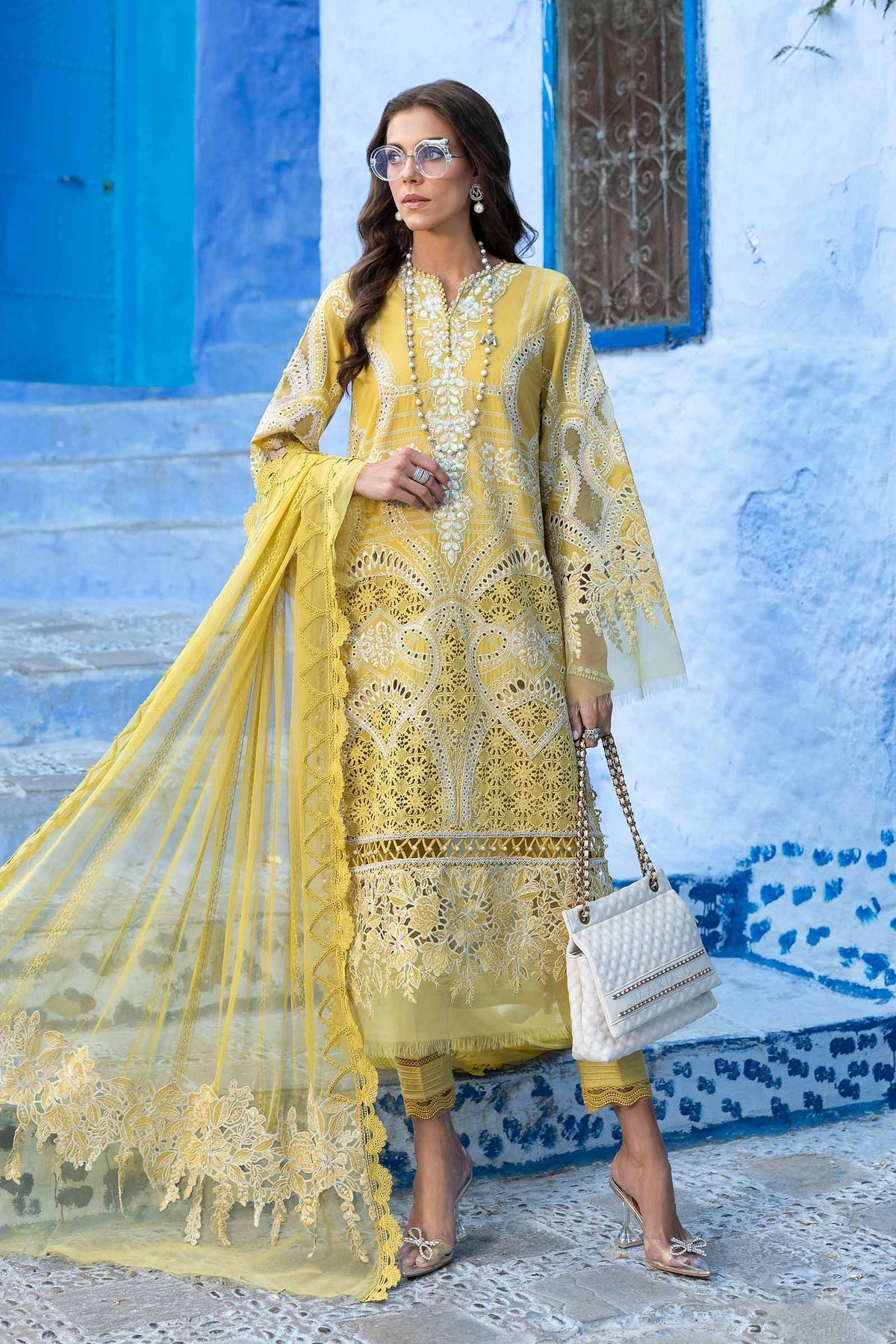 Voyage A'Luxe By Maria B Unstitched 3 Piece Lawn Collection'2025-ML-2512-A