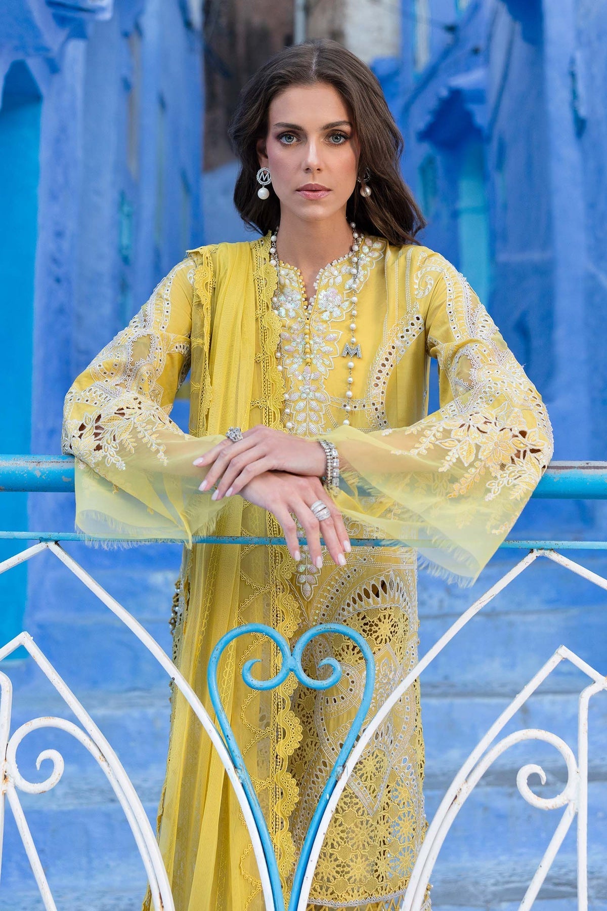 Voyage A'Luxe By Maria B Unstitched 3 Piece Lawn Collection'2025-ML-2512-A