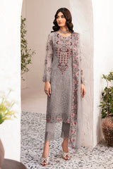 Rangoon By Ramsha Unstitched 3 Piece Luxury Emb Chiffon Vol-12 Collection'2024-D-1210