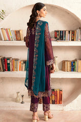 Rangoon By Ramsha Unstitched 3 Piece Luxury Emb Chiffon Vol-12 Collection'2024-D-1211