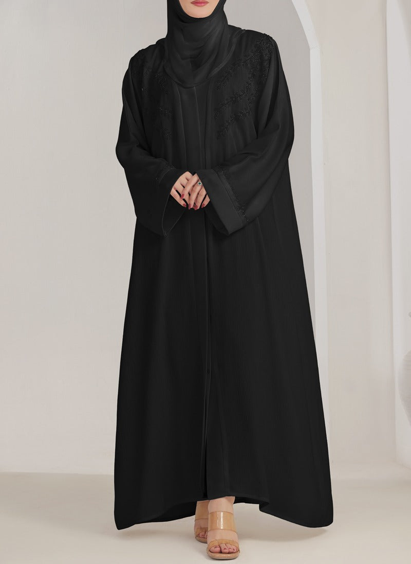 Hijab Ul Hareem Zoom Nida Hand Work Abaya - 0116-J-1076