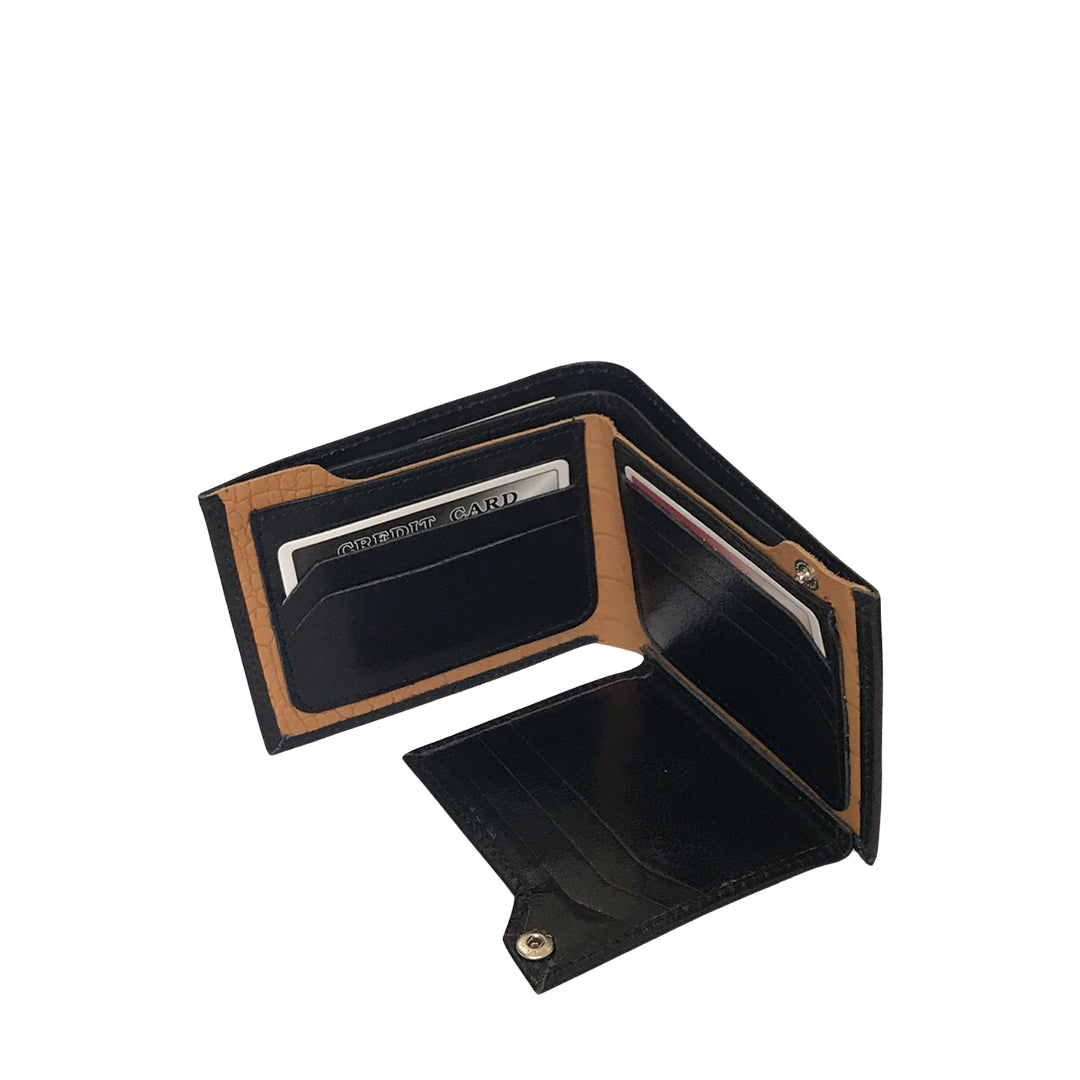 Bag X All Leather Wallet Black/ Brown