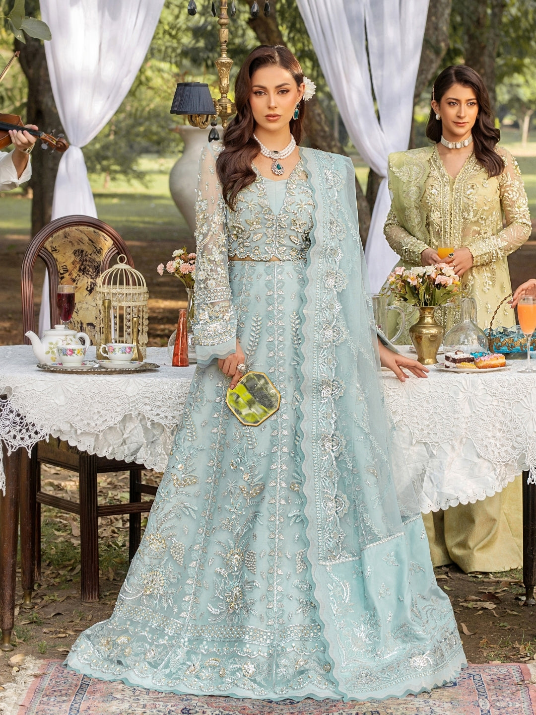 Amelie By Nine Needles Unstitched 3 Piece Luxury Formals Collection'2025-LD 04