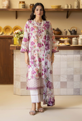 Senora By Humdum Unstitched  3 Piece Emb Printed Lawn Collection'2025-D-10