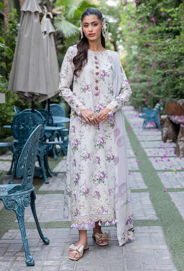 Eden Garden By Humdum Stitched 3 Piece Lawn Chapter 2 Collection'2025-D-07