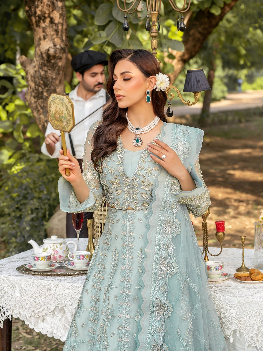 Amelie By Nine Needles Unstitched 3 Piece Luxury Formals Collection'2025-LD 04